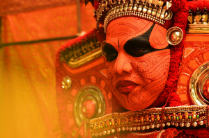 Aaralathu Bhagavati's Vibrant Performance in Theyyam Ritual of North Malabar