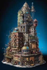 Architectural Wonders: Enchanting Blend of Fantasy and Reality