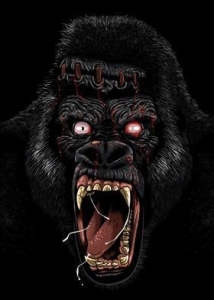 Artistic Impressions: Unleashing The Fierce Gorilla
