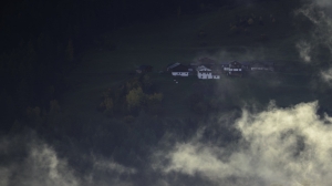 Autumn Afternoon: A Foggy Twilight in an Empty Village