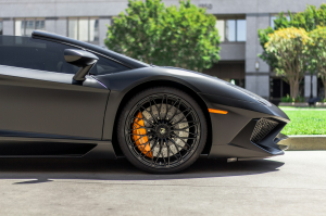 Black Convertible Coupe: Merging Power and Elegance on the Road