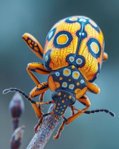 Colorful Ornamental Beetle: An Exploration of Its Vibrant Patterns