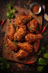 Deliciously Seasoned Chicken Wings: A Culinary Delight