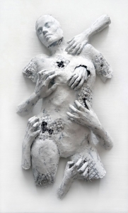 Eloquent Interplay: A Sculptural Artwork of Entangled Human Figures