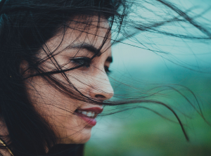 Embracing the Elements: The Dance of Wind and Hair