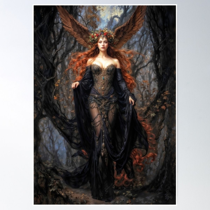 Enchantress of Nature: A Portrait of Fantasy and Folklore