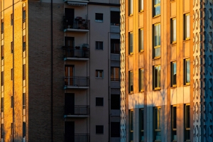 Exploring Architectural Diversity: A Blend of Building Styles Amidst Nature
