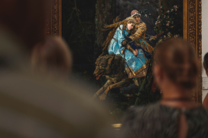 Exploring Ivan Tsarevich Riding the Gray Wolf: A Masterpiece by Viktor Vasnetsov at Новая Третьяковка, Moscow