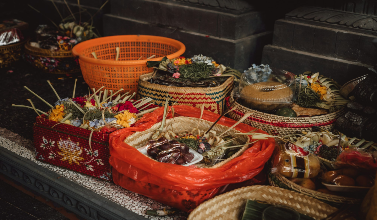 Exquisite Balinese Offerings: Vibrant Traditions of Bali, Indonesia