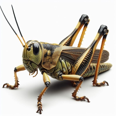 Grasshopper Close-Up: Uncovering the Intricate Details
