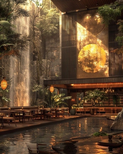 Harmonizing Nature and Architecture: An Indoor Oasis