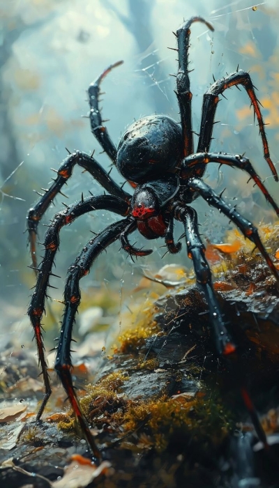 In Nature's Web: The Intriguing World of Large Spiders