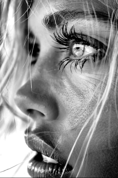 Intimate Monochrome Portraiture: A Focus on Human Facial Features