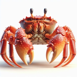 Intricacies of a Crab: A Detailed Close-Up