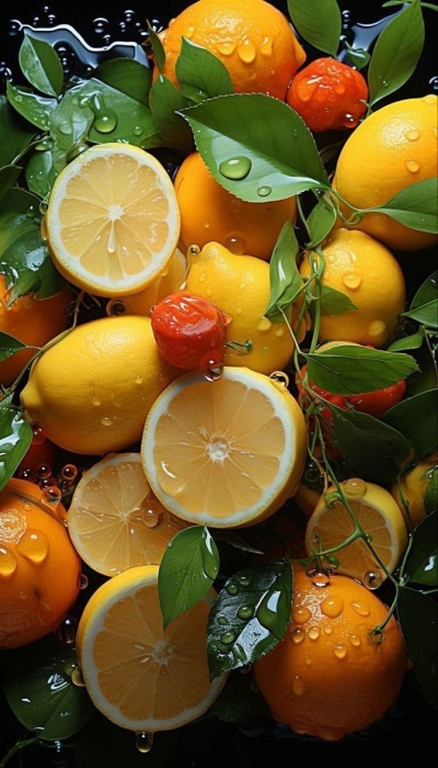 Luscious Lemons: A Vibrant Arrangement of Fresh Citrus