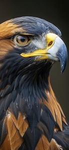 Majestic Eagle: A Close-Up Examination of a Bird of Prey