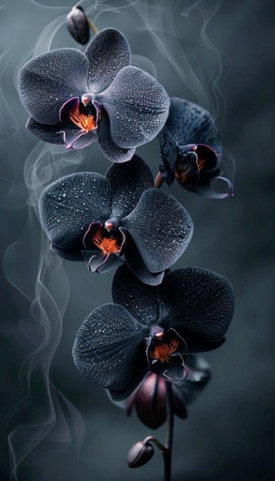 Mysterious Allure of Black Orchids: A Close-Up Examination
