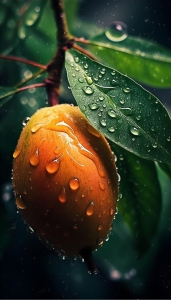 Rain-Kissed Apricot: A Fresh Perspective