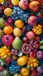 Rainbow of Health: A Colorful Array of Fruits