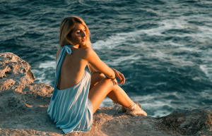 Sunset Solitude: A Contemplative Evening at Bondi Beach, NSW, Australia