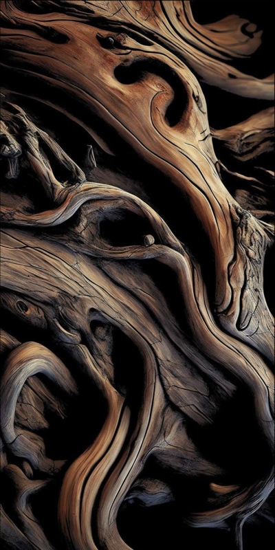 The Artistry of Aging: A Journey Through the Textures of Driftwood