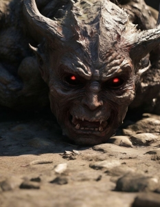 The Fierce Demon: A Glimpse into Fantasy and Horror