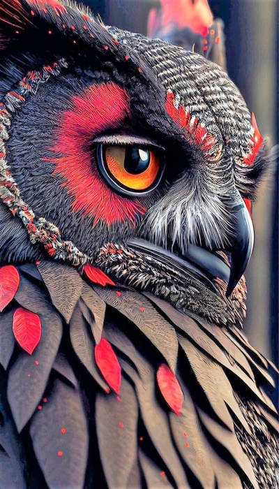 The Mesmerizing Beauty of an Owl: A Blend of Realism and Artistry