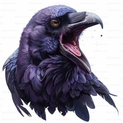 The Raven's Call: A Detailed Study of Corvid Features