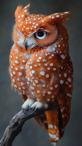 The Unusual Orange Owl: A Rare Spectacle in the Animal Kingdom