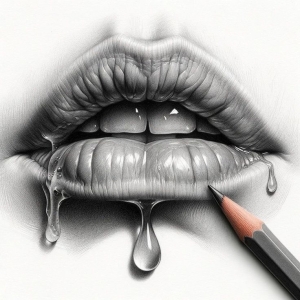 Unfinished Masterpiece: The Realism in Pencil Drawn Lips