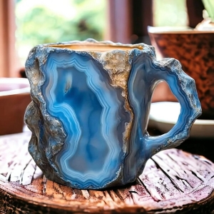 Unveiling the Charm of a Blue Agate Mug: A Piece of Art in Daily Life