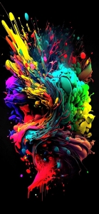 Vibrant Abstract Art: A Symphony of Color and Energy
