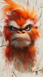 Vibrant Orange Fur Creature: A Journey into Artistic Animation